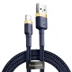 Baseus Cafule charging / data cable USB to Lightning 2.4A 1m, gold-blue