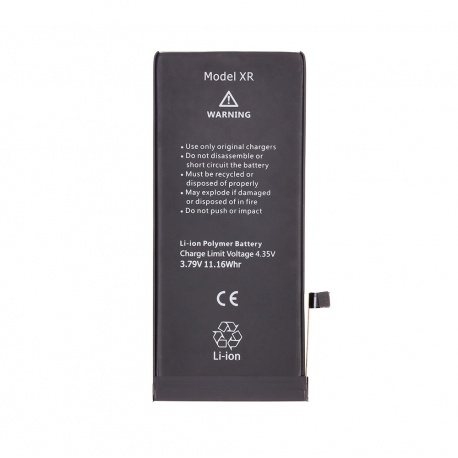 WiTech battery with Ti chip + adhesive for Apple iPhone XR