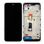 LCD + Touch + Frame for Motorola G71 Black (Service Pack)