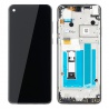 LCD + Touch + Frame for Motorola One Vision Black (Service Pack)