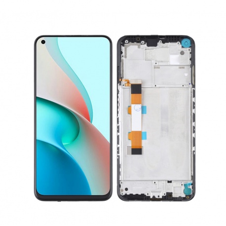 LCD + touchscreen + frame for Xiaomi Redmi Note 9T black (OEM)