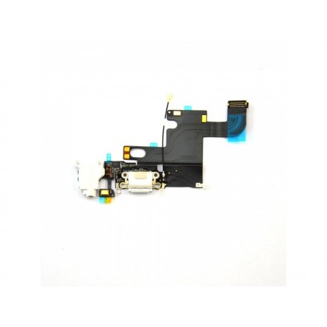 Nabíjecí port + Audio Jack konektor Flex pro Apple iPhone 6S bílá