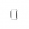 COTECi polycarbonate case with display protection for Apple Watch 7 41mm white
