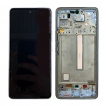 LCD + dotyk + rámeček pro Samsung Galaxy A53 A536 5G 2022 modrá (Service Pack)