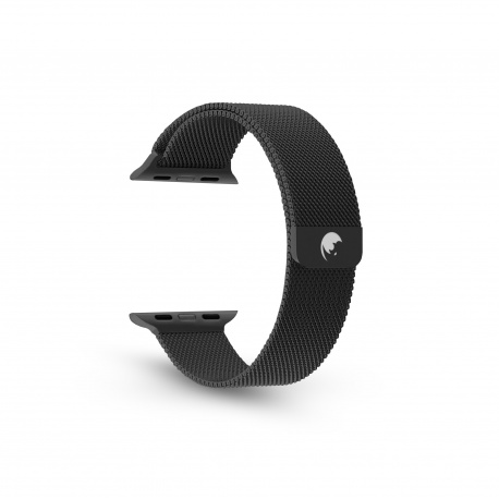 RhinoTech ocelový řemínek milánský tah pro Apple Watch 38/40/41mm černý