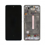 LCD + dotyk + rámeček pro Samsung Galaxy A53 A536 5G 2022 Awesome bílá (Service Pack)