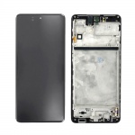 LCD + Touch + Frame for Samsung Galaxy M53 5G M326B Black (Service Pack)