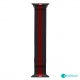 COTEC Steel Magnetic Strap for Apple Watch 42/44/45/49mm Black/Red