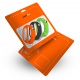 RhinoTech řemínky pro Xiaomi Mi Band 3 / 4  (3-pack černá, oranžová, zelená)