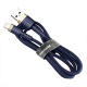 Baseus Cafule nabíjecí / datový kabel USB na Lightning 1,5A 2m, zlatá-modrá