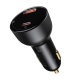 Baseus Supreme fast car charger with digital display PPS 1x USB-A, 1x Type-C 95W
