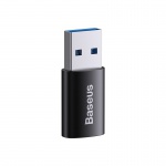 Baseus Ingenuity mini OTG adaptér USB-A 3.1, samec na USB-C samice černá