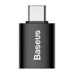 Baseus Ingenuity mini OTG adaptér USB-C samec na USB-A samice 3.1, černá