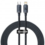 Baseus Crystal Shine Series Fast Charging Data Cable Type-C To Ip 20W 2M Black
