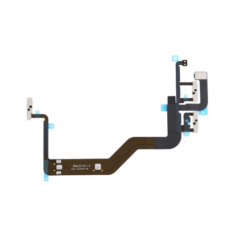 Flex cable for power button + volume buttons + metal plate for iPhone 12/12 Pro