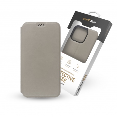 RhinoTech FLIP Eco Case pro Apple iPhone 14 Plus šedá