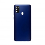 Back Cover + Lens + Frame for Samsung Galaxy M21 M215 Blue (OEM)