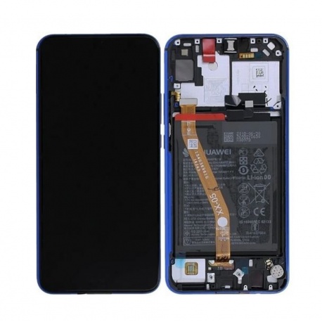 LCD + dotyk + rámeček + baterie pro P Smart Z modrá (Service Pack)