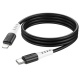 Hoco silicone charging / data cable Lightning PD X82 1m black