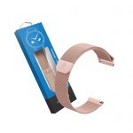 RhinoTech universal strap Milanese loop Quick Release 18mm pink-gold