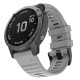 RhinoTech strap for Garmin QuickFit silicone outdoor 22mm gray