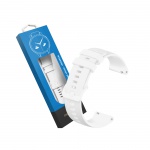 RhinoTech universal silicone strap Quick Release 18mm white