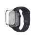COTECi 4D sklo s celoplošným lepením s černým lemem pro Apple Watch 8 41 mm