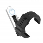 RhinoTech Strap for Garmin QuickFit Sport Silicone 22mm Black