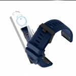 RhinoTech Strap for Garmin QuickFit Sport Silicone 22mm Dark Blue