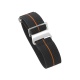 RhinoTech universal nylon strap Quick Release 20mm black-orange