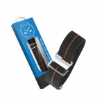 RhinoTech universal nylon strap Quick Release 22mm black-orange