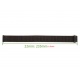 RhinoTech universal Milanese loop Quick Release 22mm black strap