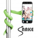 Celly Flexible Snake Selfie Stick Green