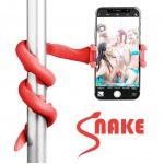 Celly Flexible Snake Selfie Stick Red