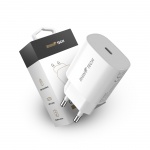 RhinoTech 25W USB-C PD white charging adapter