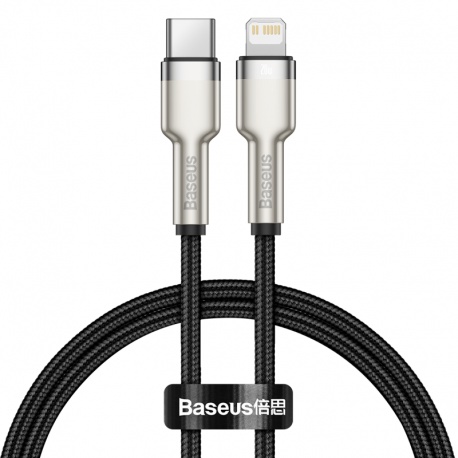 Baseus Cafule Series charging / data cable USB-C to Lightning PD 20W 0.25m, black