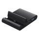 Baseus Mate Docking Pro USB-C desktop docking station for mobile phone, black