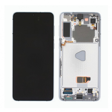 LCD + Touch + Frame for Samsung Galaxy S21+ G996 Silver (Service Pack)