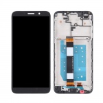 LCD + Touch + Frame for Huawei Y5p Black (Service Pack)