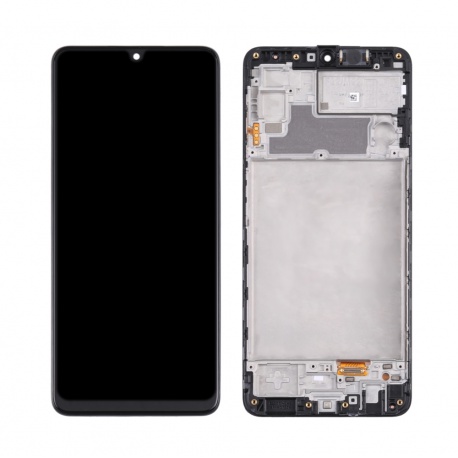 LCD + Touch + Frame for Samsung Galaxy M22 M255F Black (Service Pack)