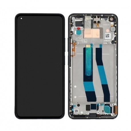 LCD + Dotyk + Rámeček pro Xiaomi 11 Lite NE 5G černá (Service Pack)