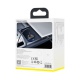 Baseus Particular Digital Display dual car adapter set USB-A QC + USB-C 65W