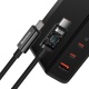 Baseus GaN5 Pro rychlonabíjecí adaptér 2x USB-C + USB-A 140W černá