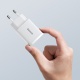 Baseus kompaktní rychlonabíjecí adaptér USB-A + Type-C 20W EU, bílá