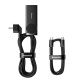 Baseus GaN3 Pro fast charging desktop adapter 2x USB-C + 2x USB-A+AC 100W 1.5m cable black