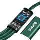 Baseus Rapid Series datový kabel 3v1 USB-C (USB-C + Lightning + USB-C) PD 20W 1.5m zelená