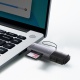 Baseus memory card reader Lite Series USB-A + USB-C/SD, microSD, gray