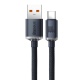Baseus Crystal Shine Series charging/data cable USB-A / USB-C 100W 2m, black