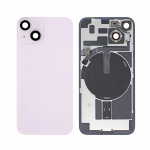 Sklo zadního krytu osazené s magnetem pro Apple iPhone 14 Purple