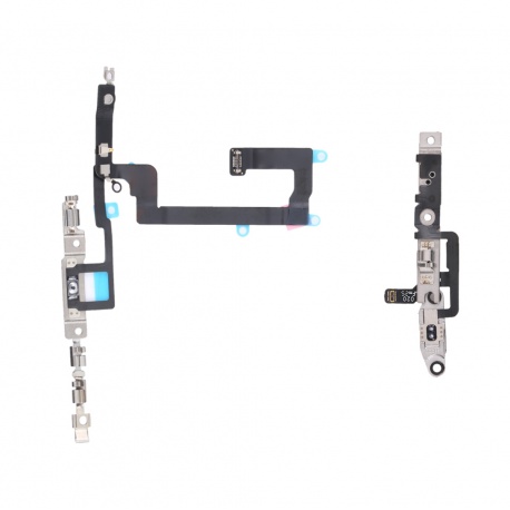 Flex cable for power button + volume + metal plate for Apple iPhone 14